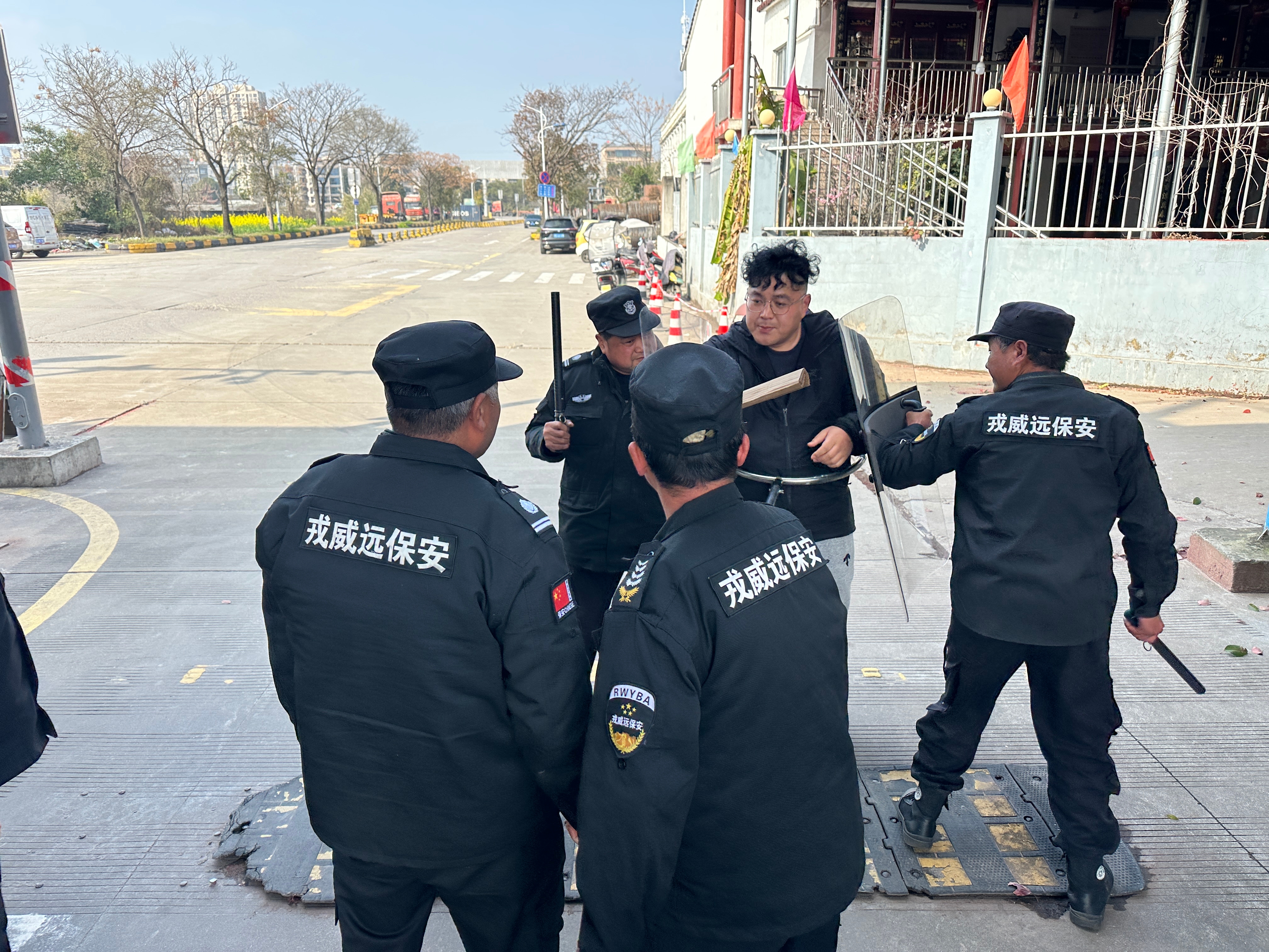 金洋公司开展第一季度港口设施保安训练